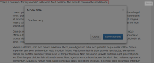 modal